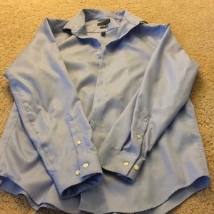 Calvin Klein, long sleeved blue dress shirt